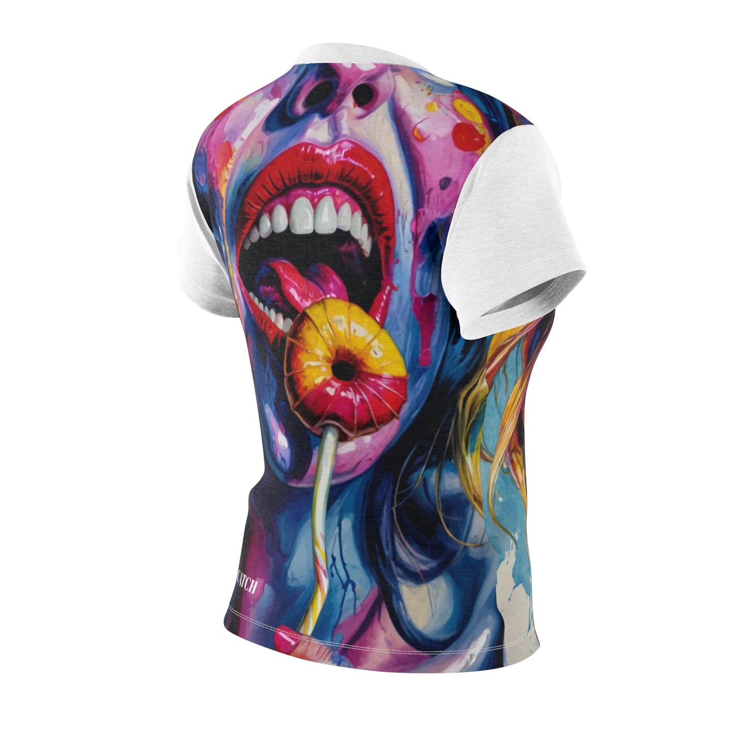 Vibrant Art Print Women&#039;s T-Shirt - Colorful Graphic Tee for Trendsetters