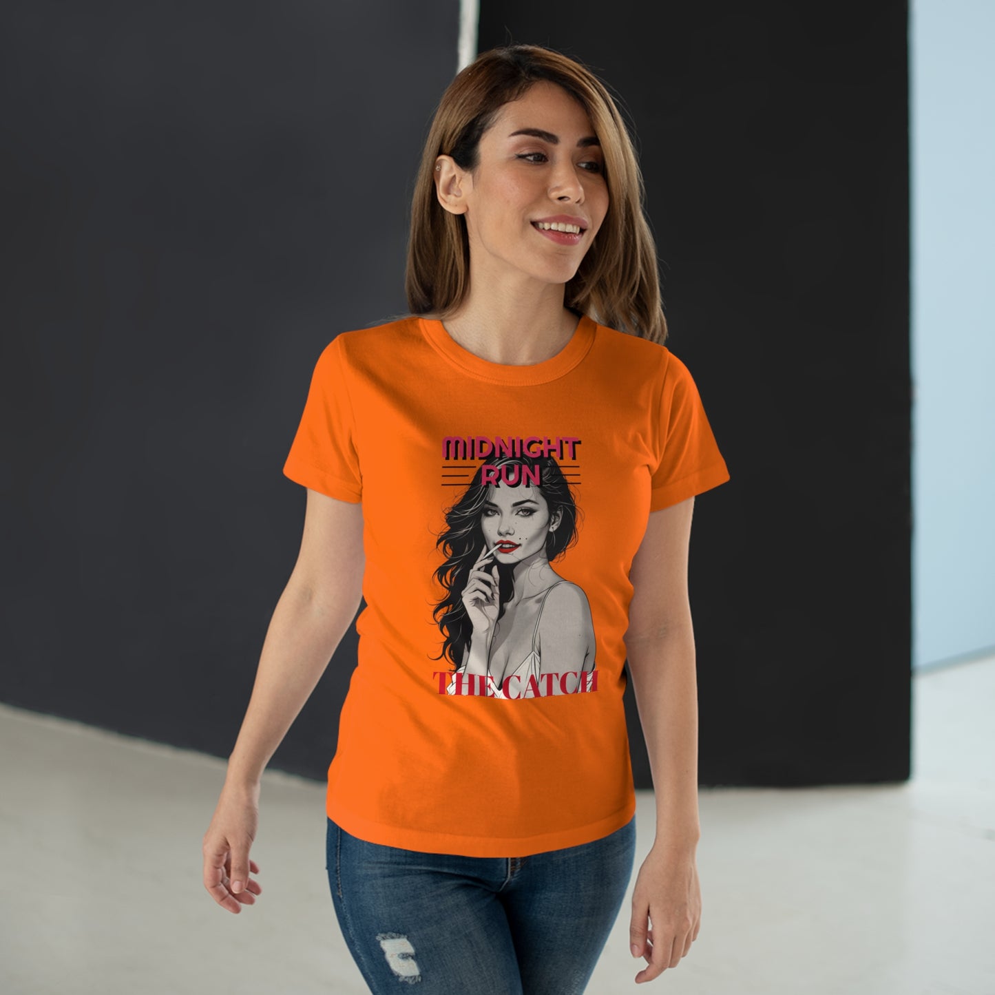 Midnight Run Women's Graphic T-Shirt - The Catch Design