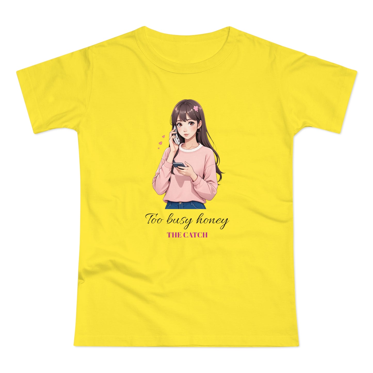 Too Busy Honey Graphic T-Shirt for Women - Cute Casual Top