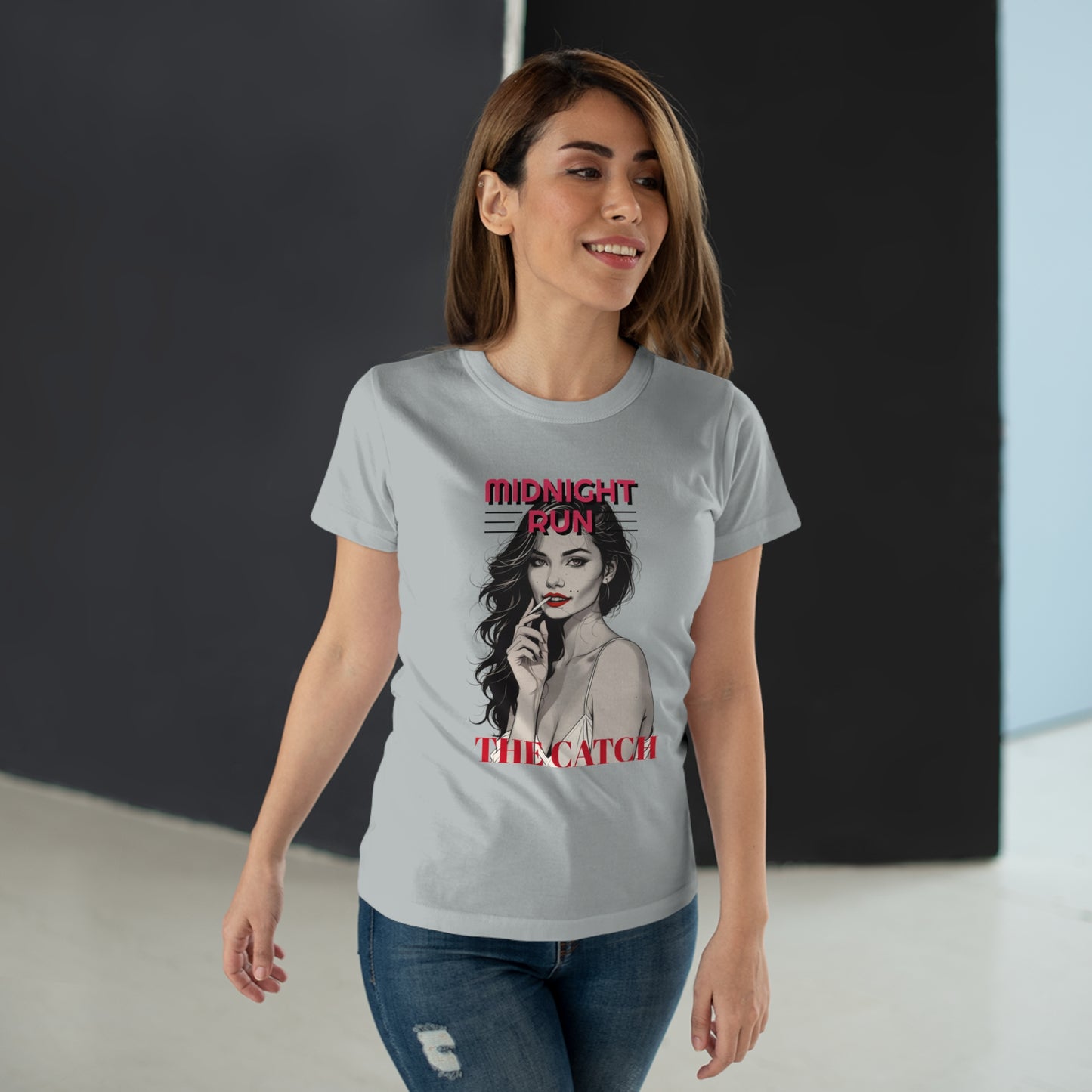 Midnight Run Women's Graphic T-Shirt - The Catch Design