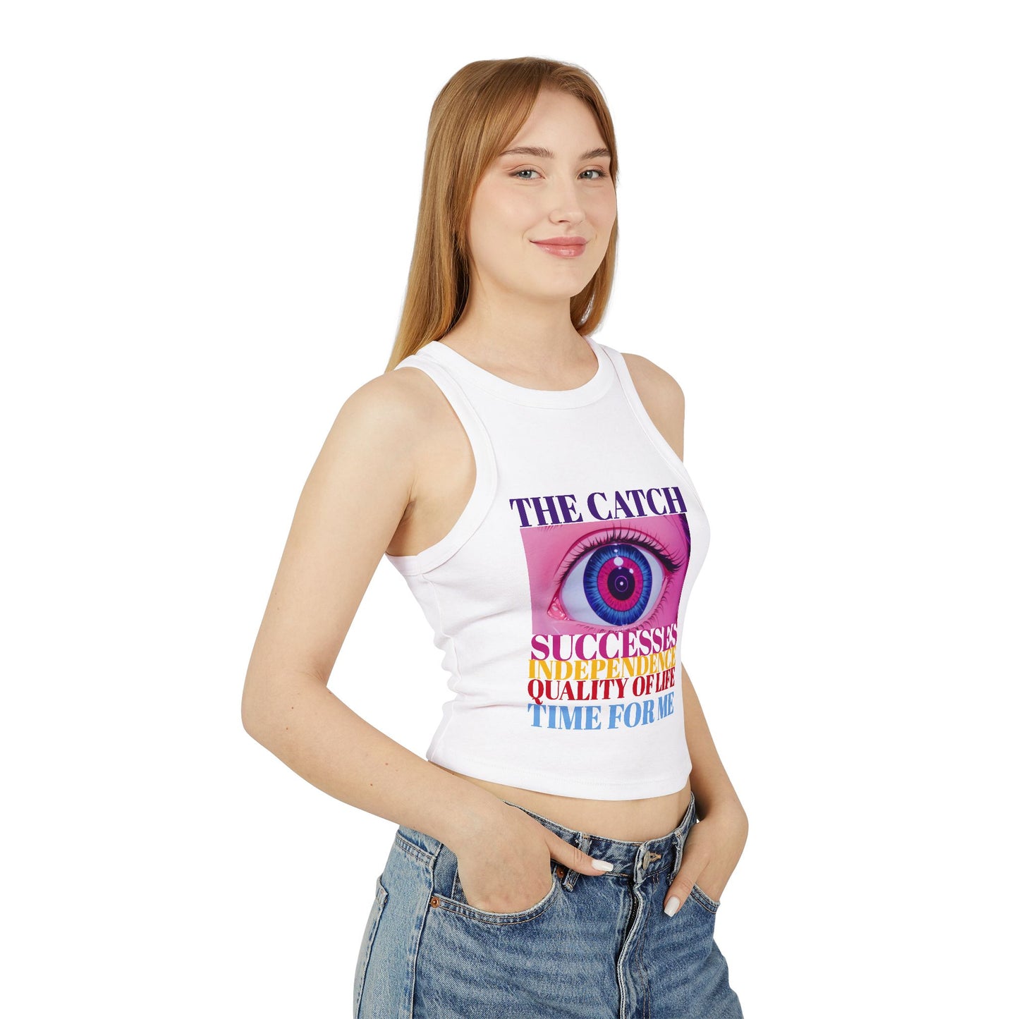 Women's Micro Rib Racer Tank Top