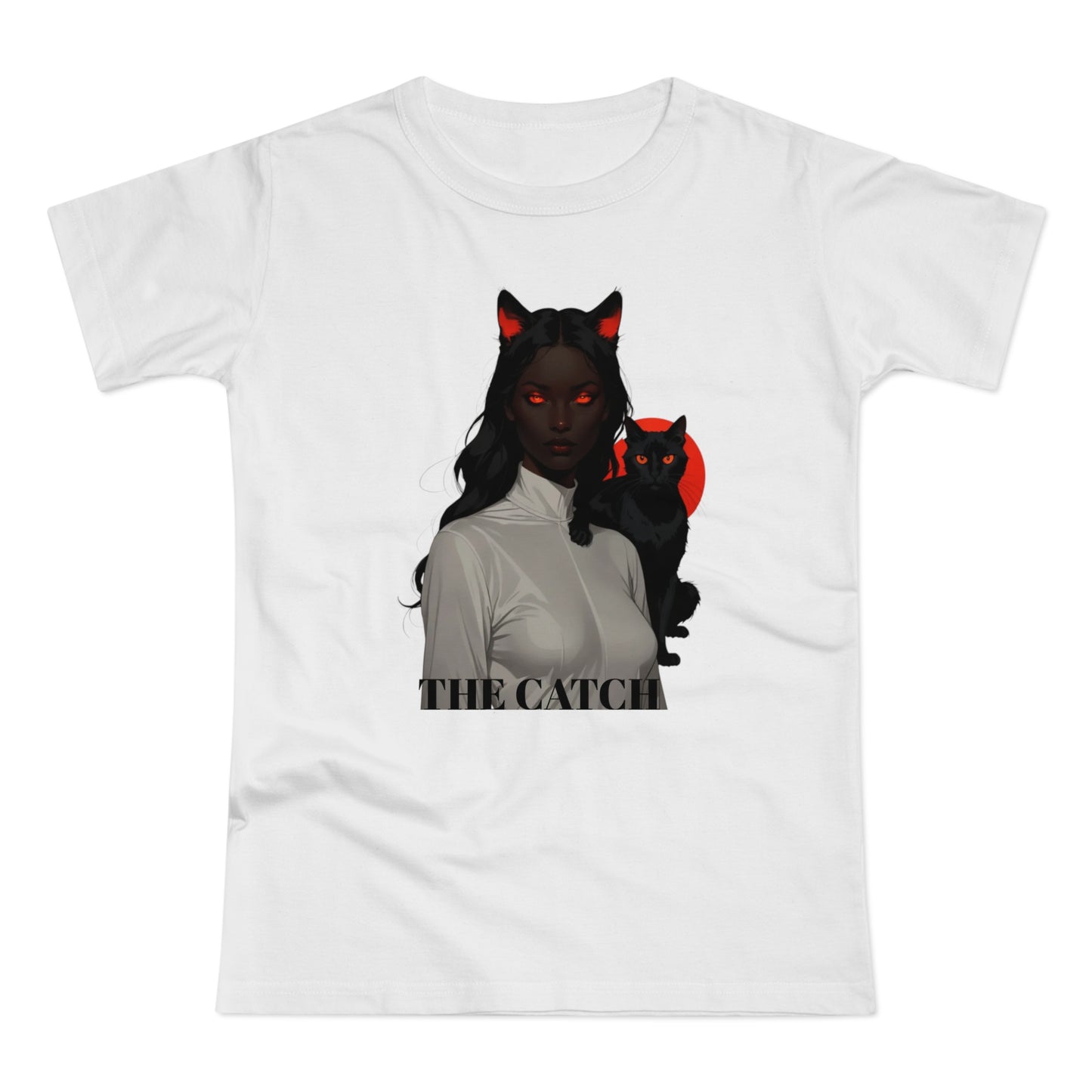 The Catch Women's T-Shirt - Stylish Cat-Themed Graphic Tee for Cat Lovers