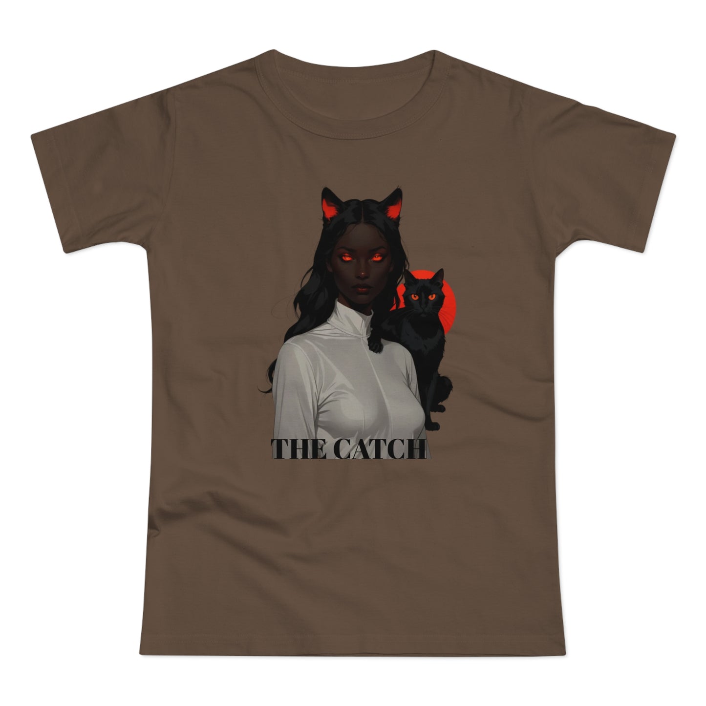 The Catch Women's T-Shirt - Stylish Cat-Themed Graphic Tee for Cat Lovers