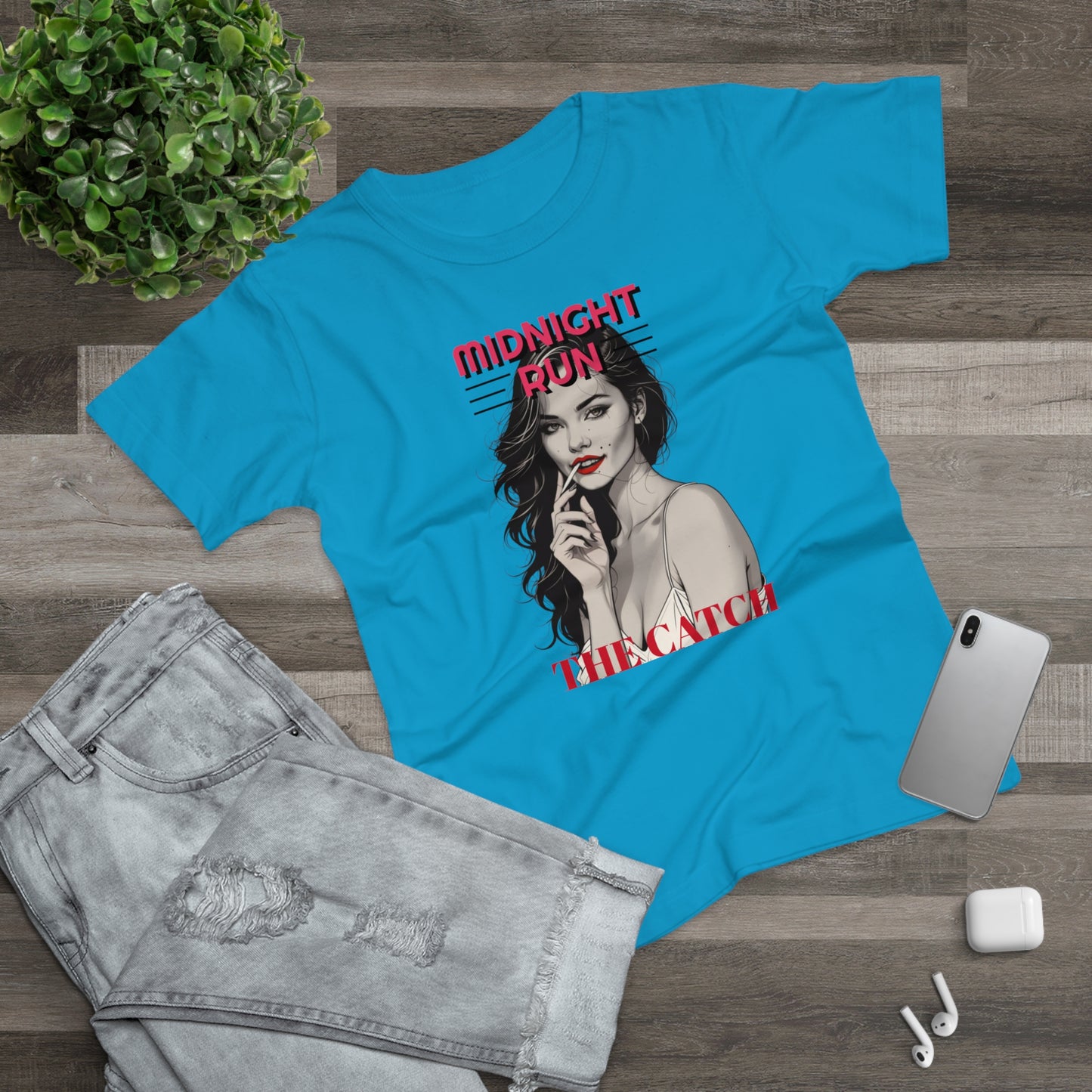 Midnight Run Women's Graphic T-Shirt - The Catch Design