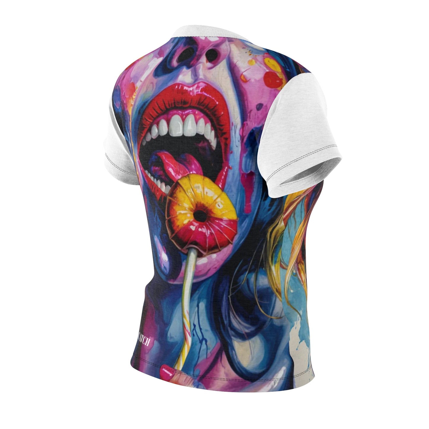 Vibrant Art Print Women&#039;s T-Shirt - Colorful Graphic Tee for Trendsetters