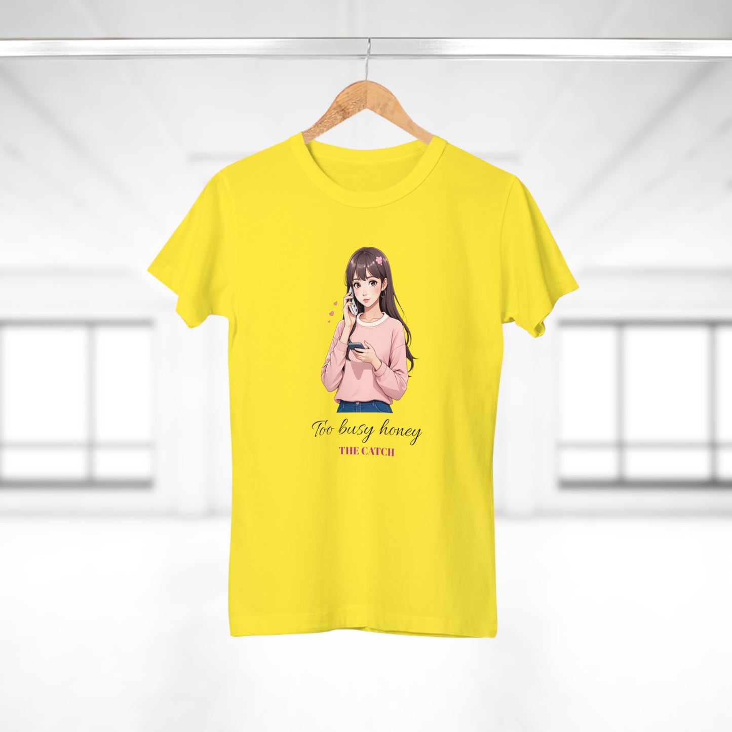 Too Busy Honey Graphic T-Shirt for Women - Cute Casual Top