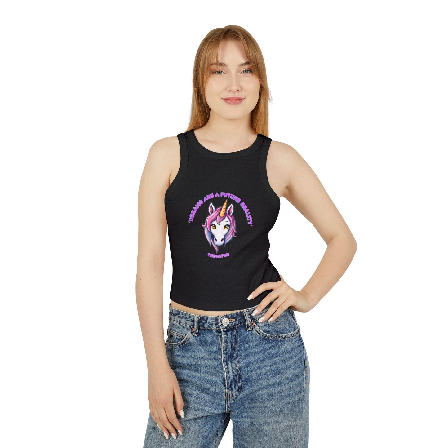 Women's Micro Rib Racer Tank Top