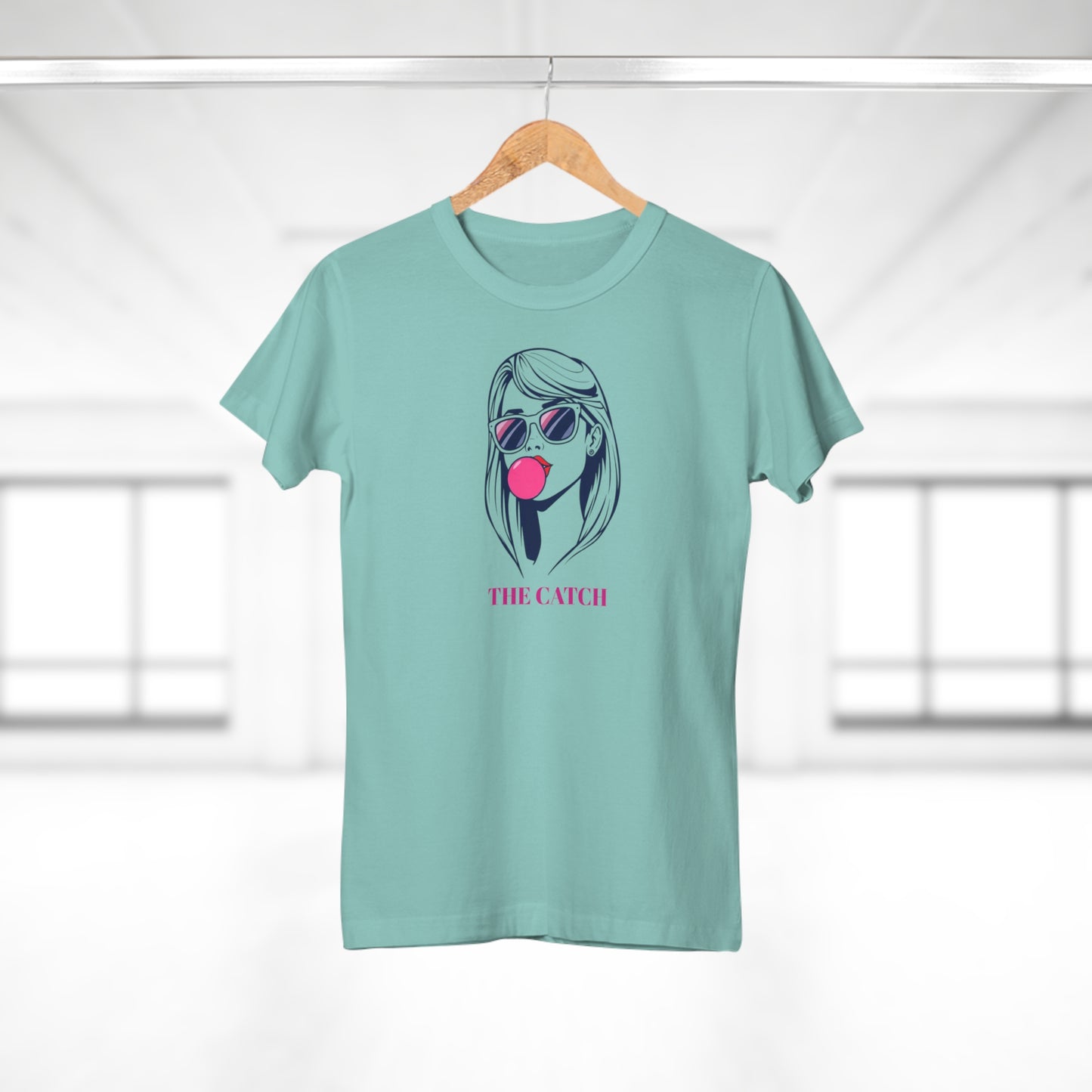 Fashionable Women's T-Shirt - 'The Catch' Graphic Tee for Summer Vibes