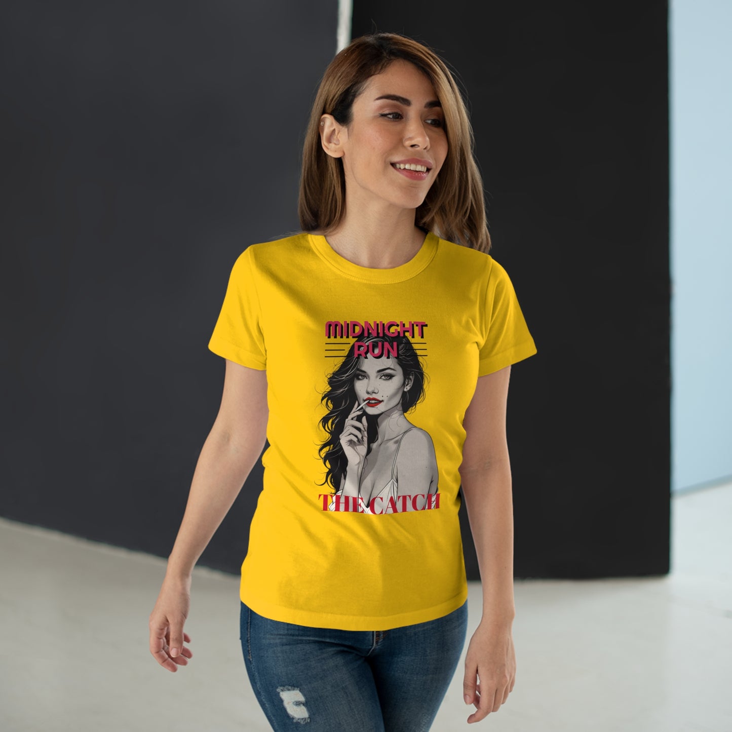 Midnight Run Women's Graphic T-Shirt - The Catch Design