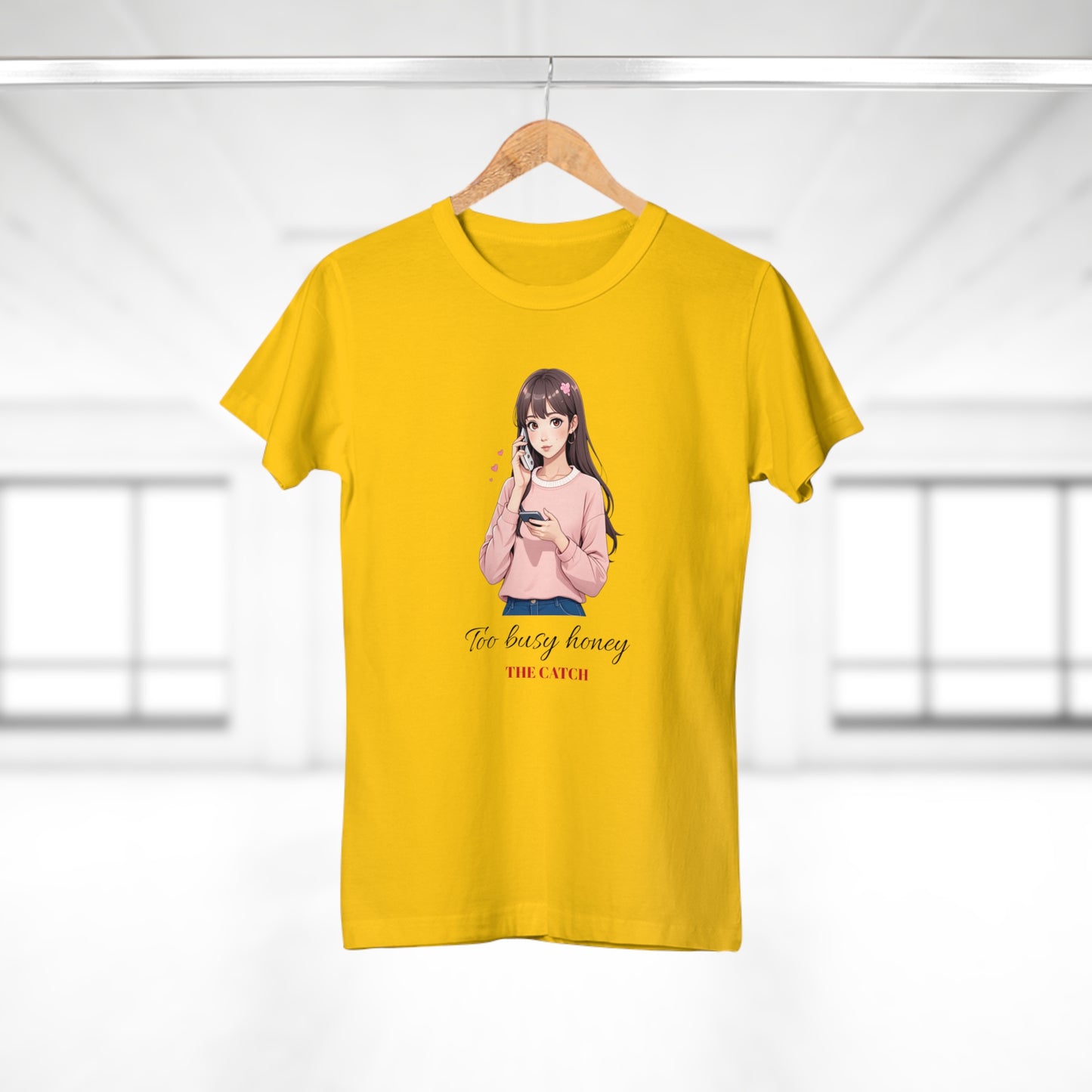 Too Busy Honey Graphic T-Shirt for Women - Cute Casual Top