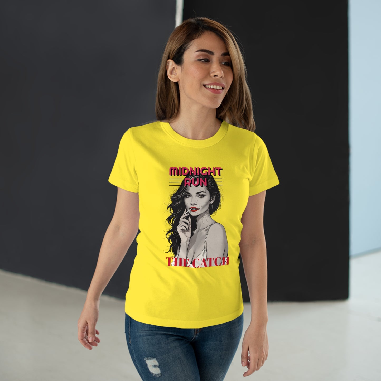 Midnight Run Women's Graphic T-Shirt - The Catch Design