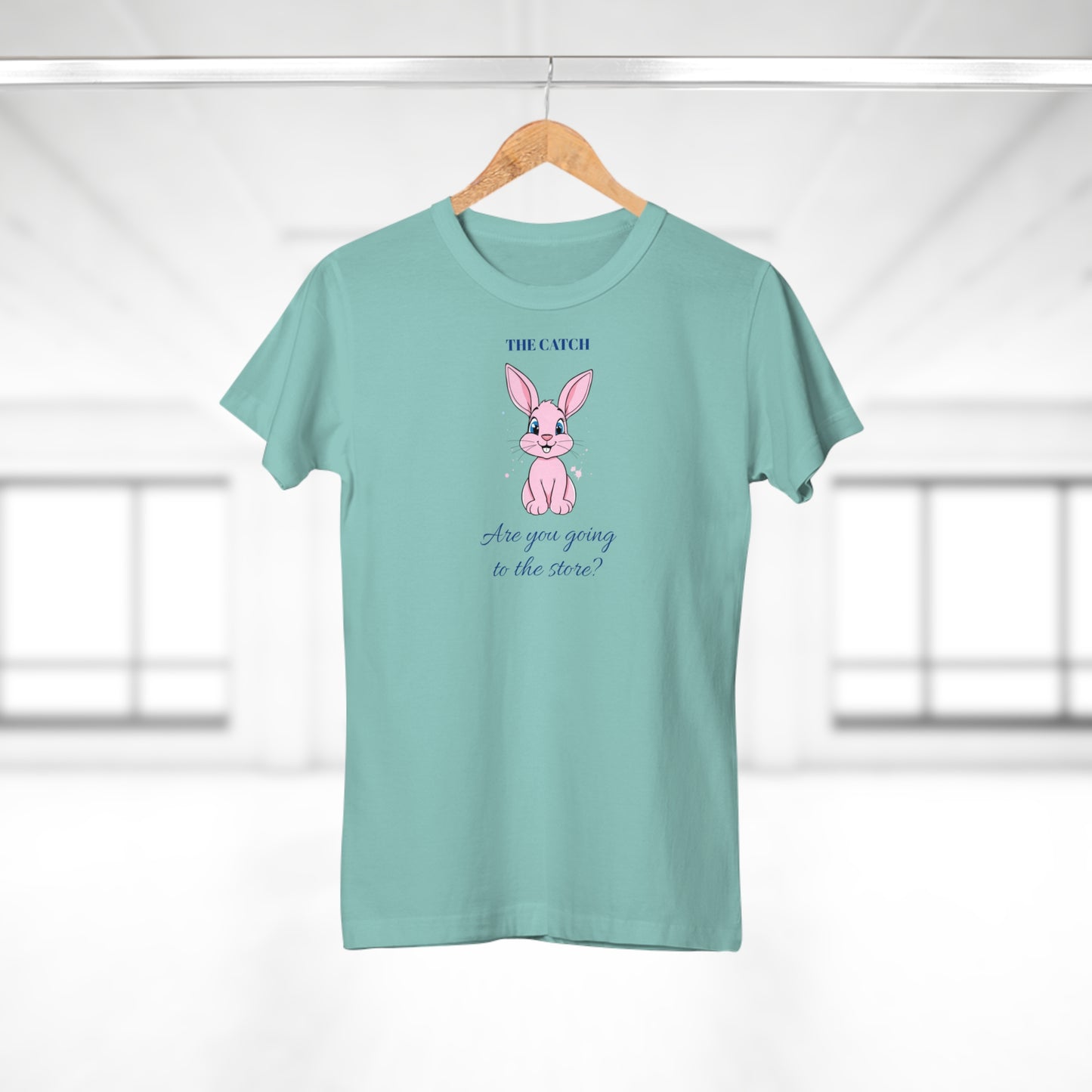 Cute Bunny Graphic Tee - "Are You Going to the Store?"