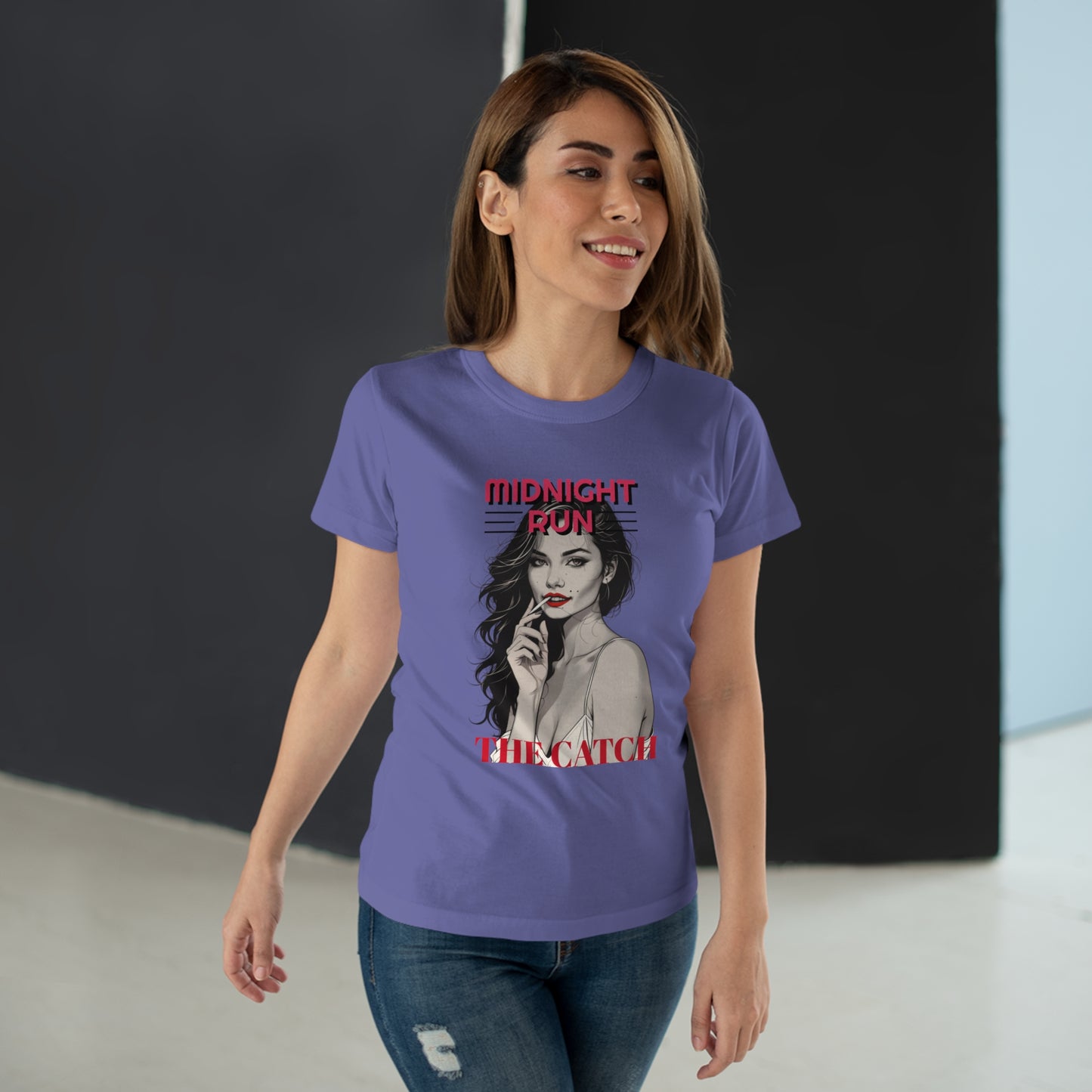 Midnight Run Women's Graphic T-Shirt - The Catch Design