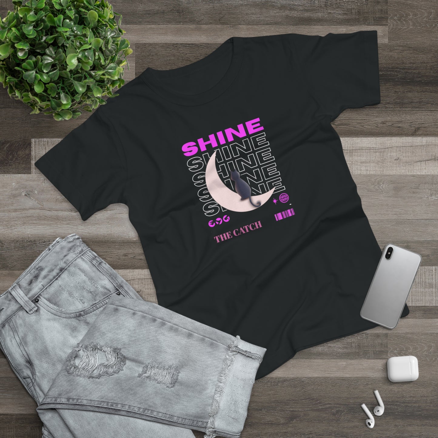 Shine Women's T-Shirt - Trendy Graphic Tee for Everyday Style