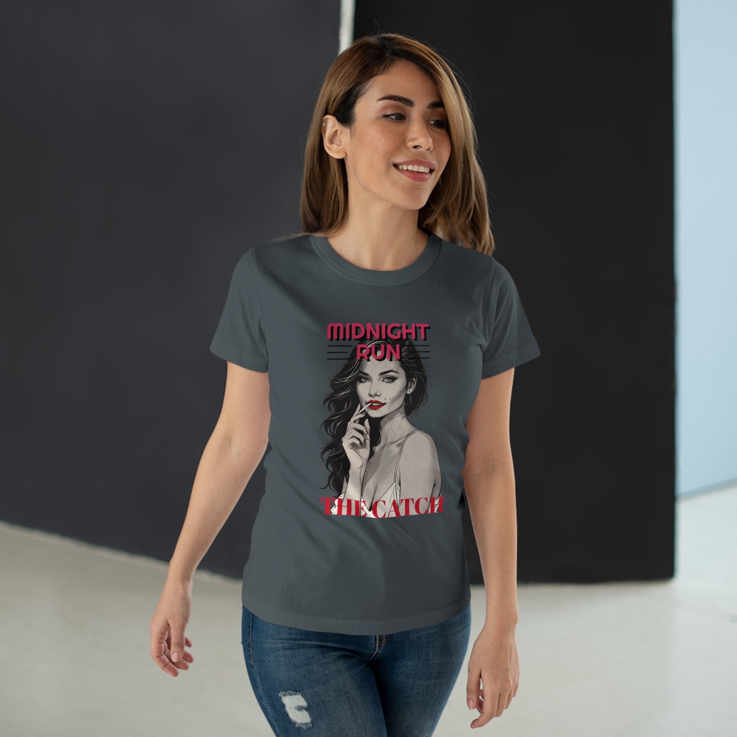 Midnight Run Women's Graphic T-Shirt - The Catch Design