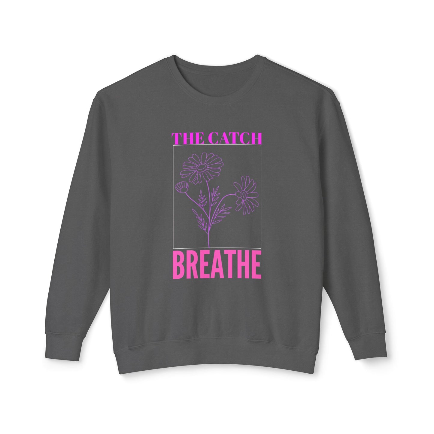 Breathe Floral Crewneck Sweatshirt - Women's Lightweight Casual Wear