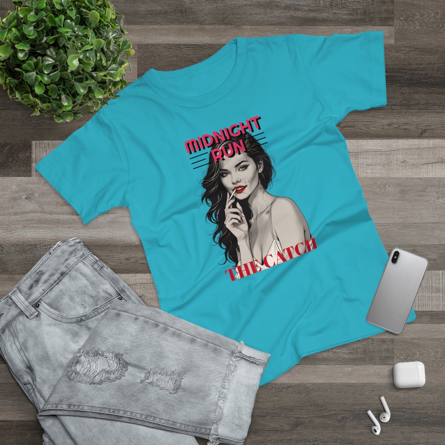 Midnight Run Women's Graphic T-Shirt - The Catch Design