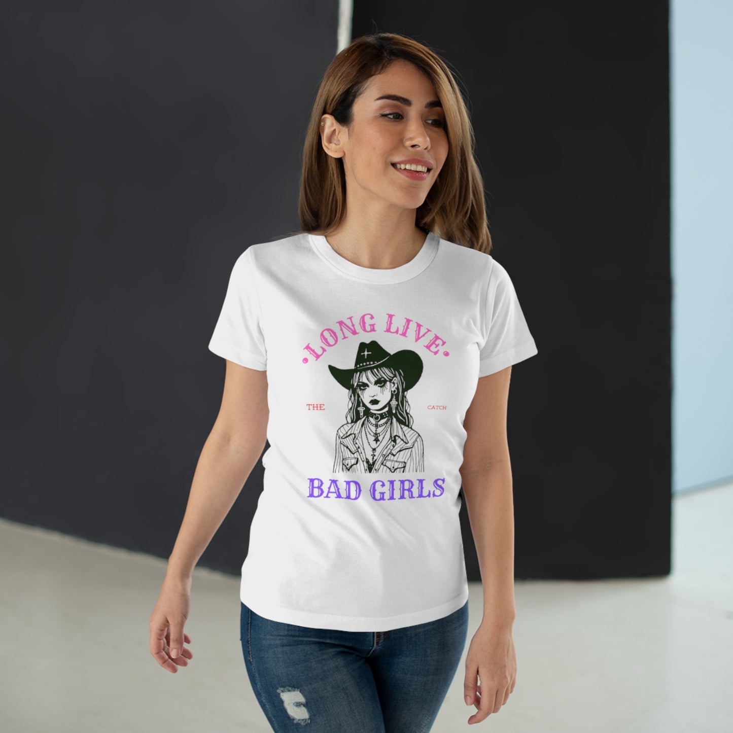 Long Live Bad Girls Women's T-Shirt - Trendy Graphic Tee for Bold Fashion Lovers