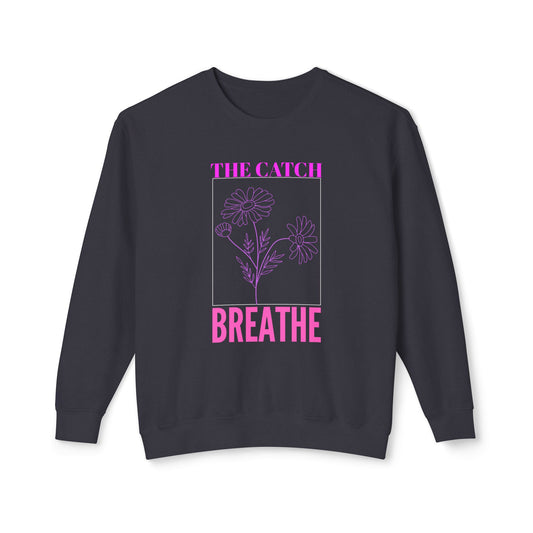 Breathe Floral Crewneck Sweatshirt - Women's Lightweight Casual Wear