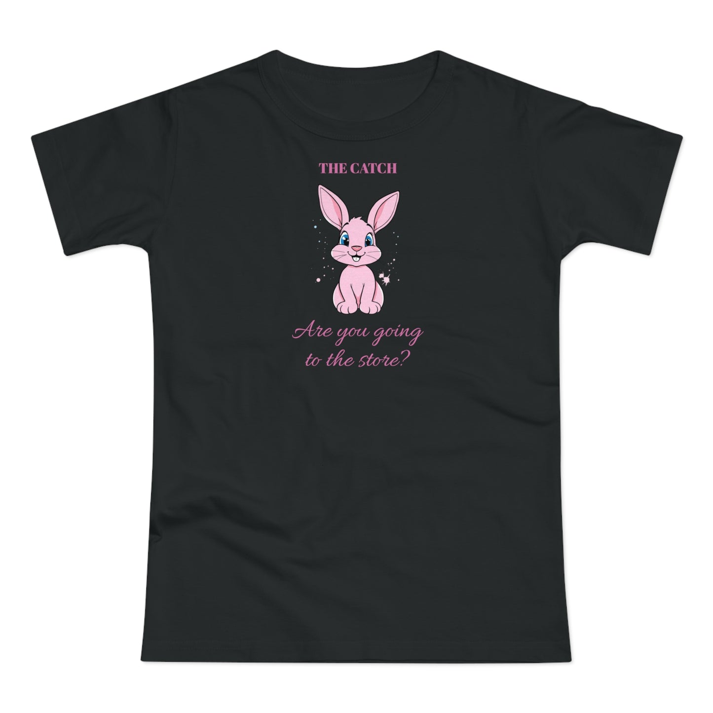 Cute Bunny Graphic Tee - "Are You Going to the Store?"