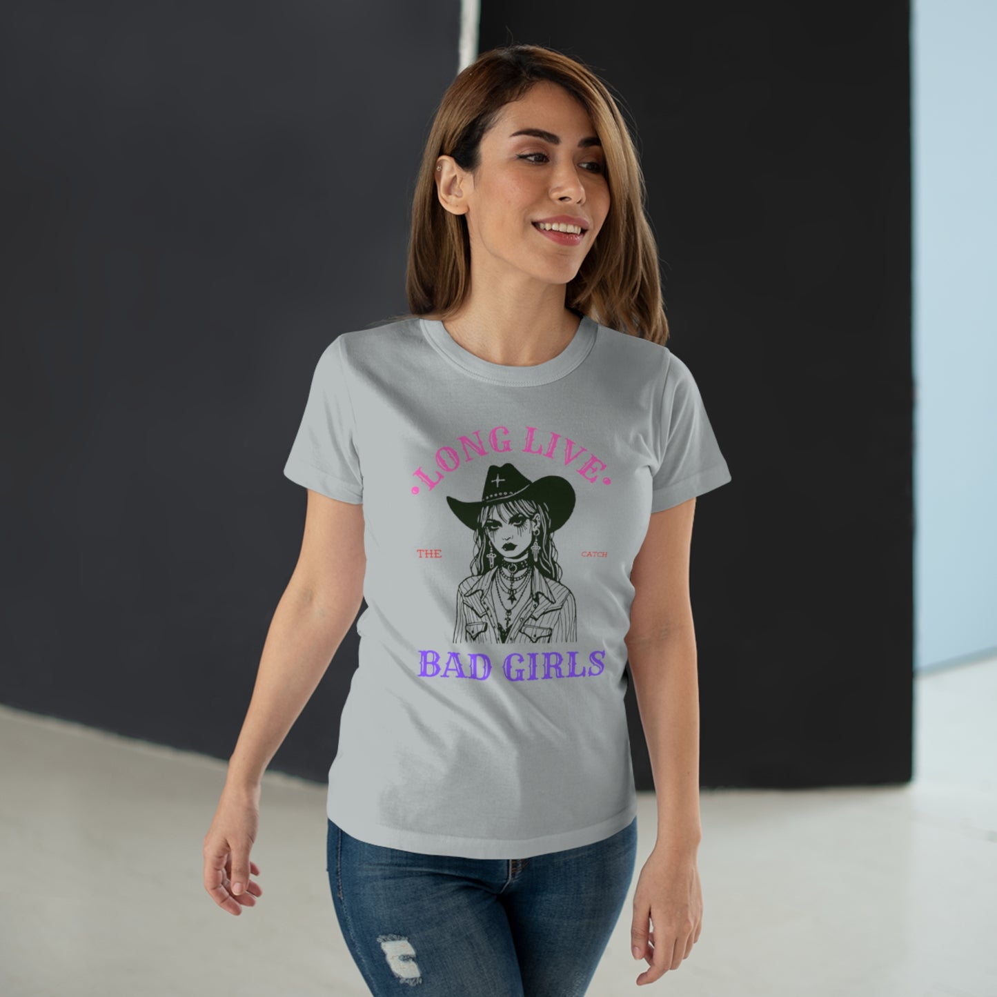 Long Live Bad Girls Women's T-Shirt - Trendy Graphic Tee for Bold Fashion Lovers