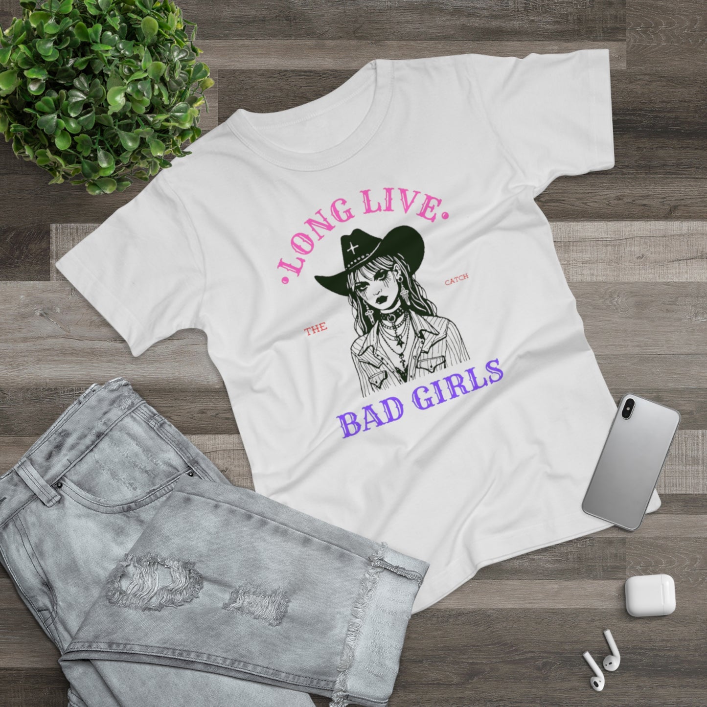 Long Live Bad Girls Women's T-Shirt - Trendy Graphic Tee for Bold Fashion Lovers