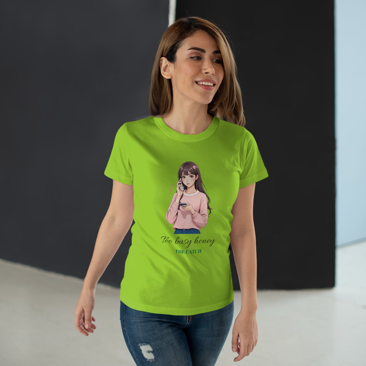 Too Busy Honey Graphic T-Shirt for Women - Cute Casual Top