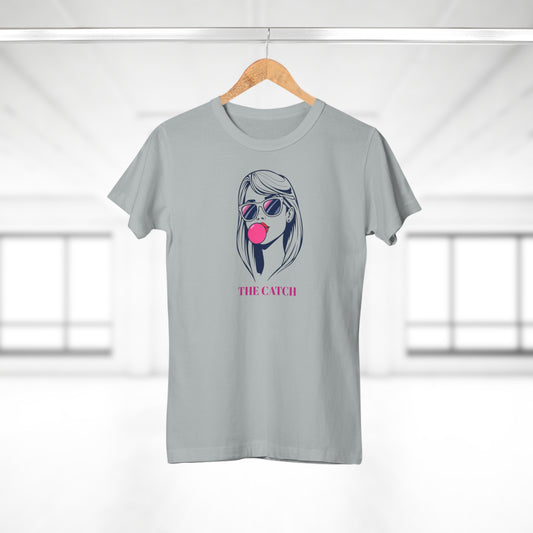 Fashionable Women's T-Shirt - 'The Catch' Graphic Tee for Summer Vibes