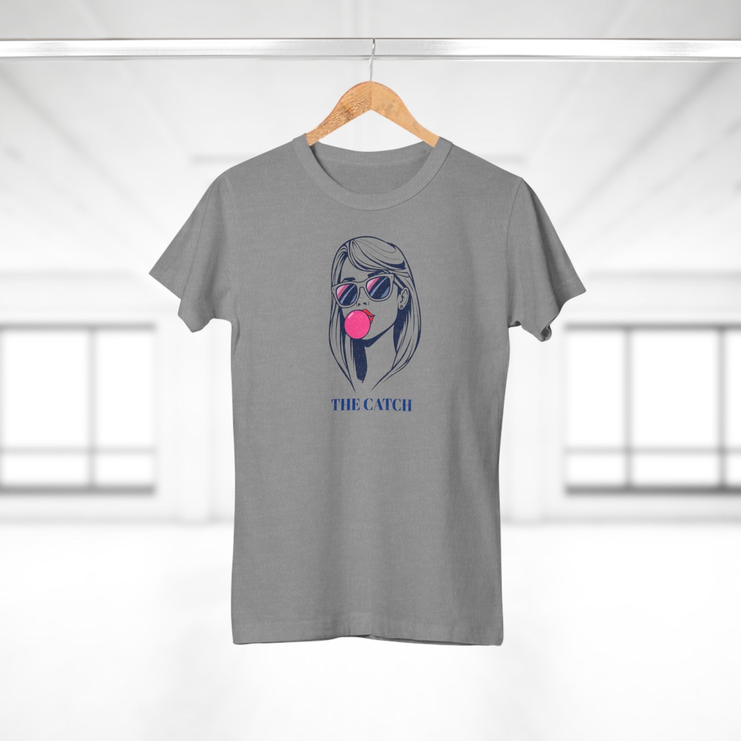 Fashionable Women's T-Shirt - 'The Catch' Graphic Tee for Summer Vibes