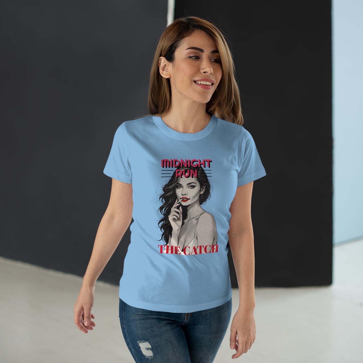 Midnight Run Women's Graphic T-Shirt - The Catch Design