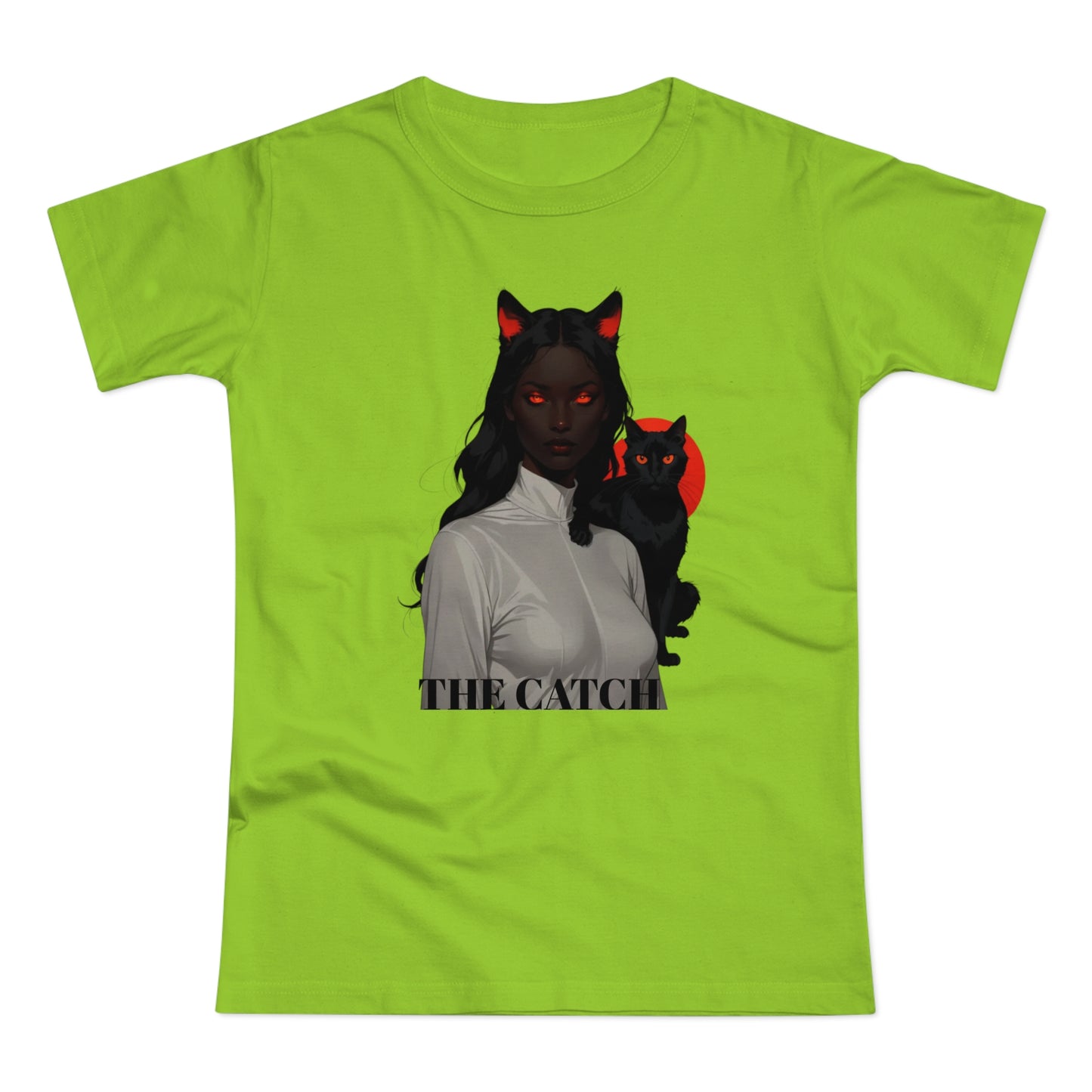 The Catch Women's T-Shirt - Stylish Cat-Themed Graphic Tee for Cat Lovers