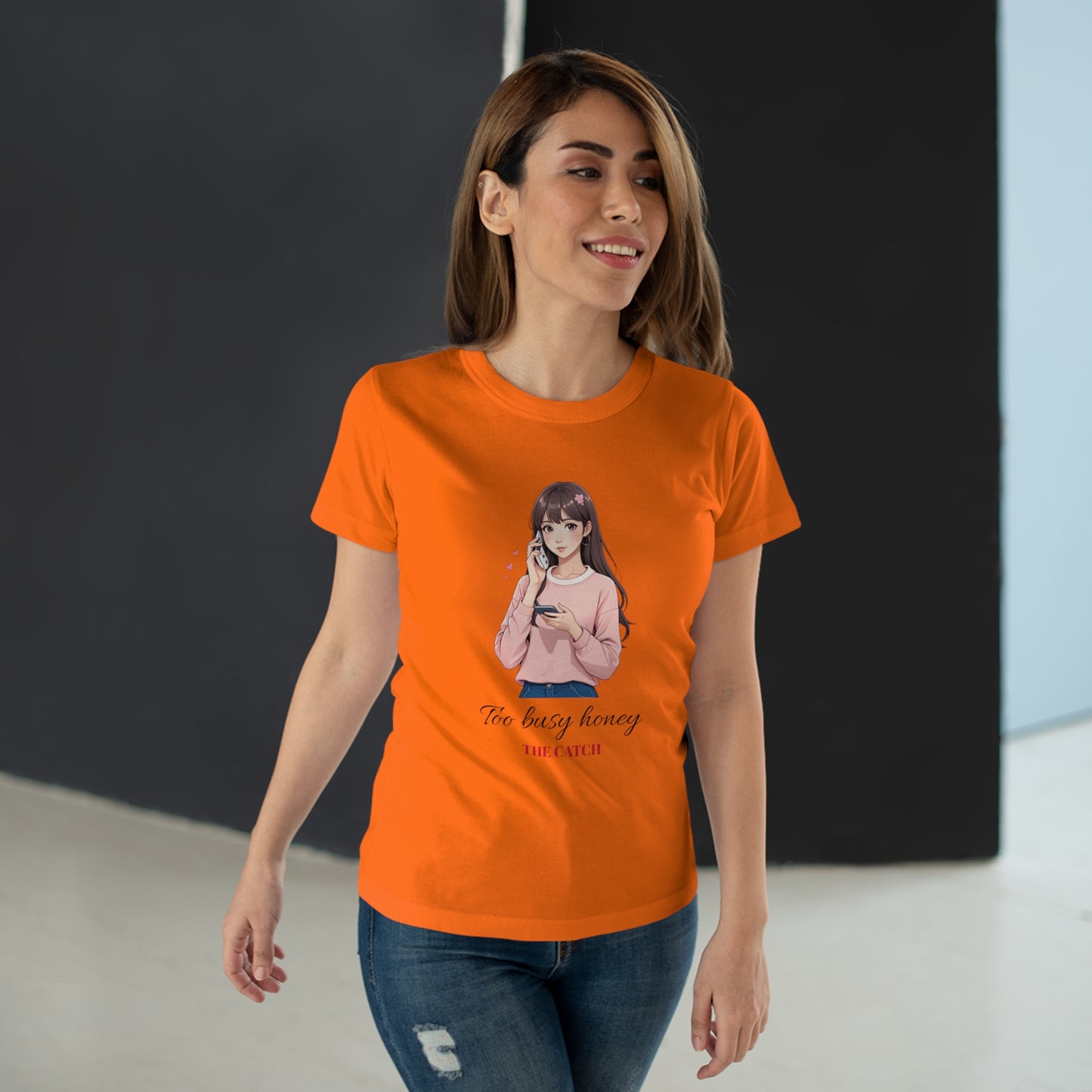 Too Busy Honey Graphic T-Shirt for Women - Cute Casual Top