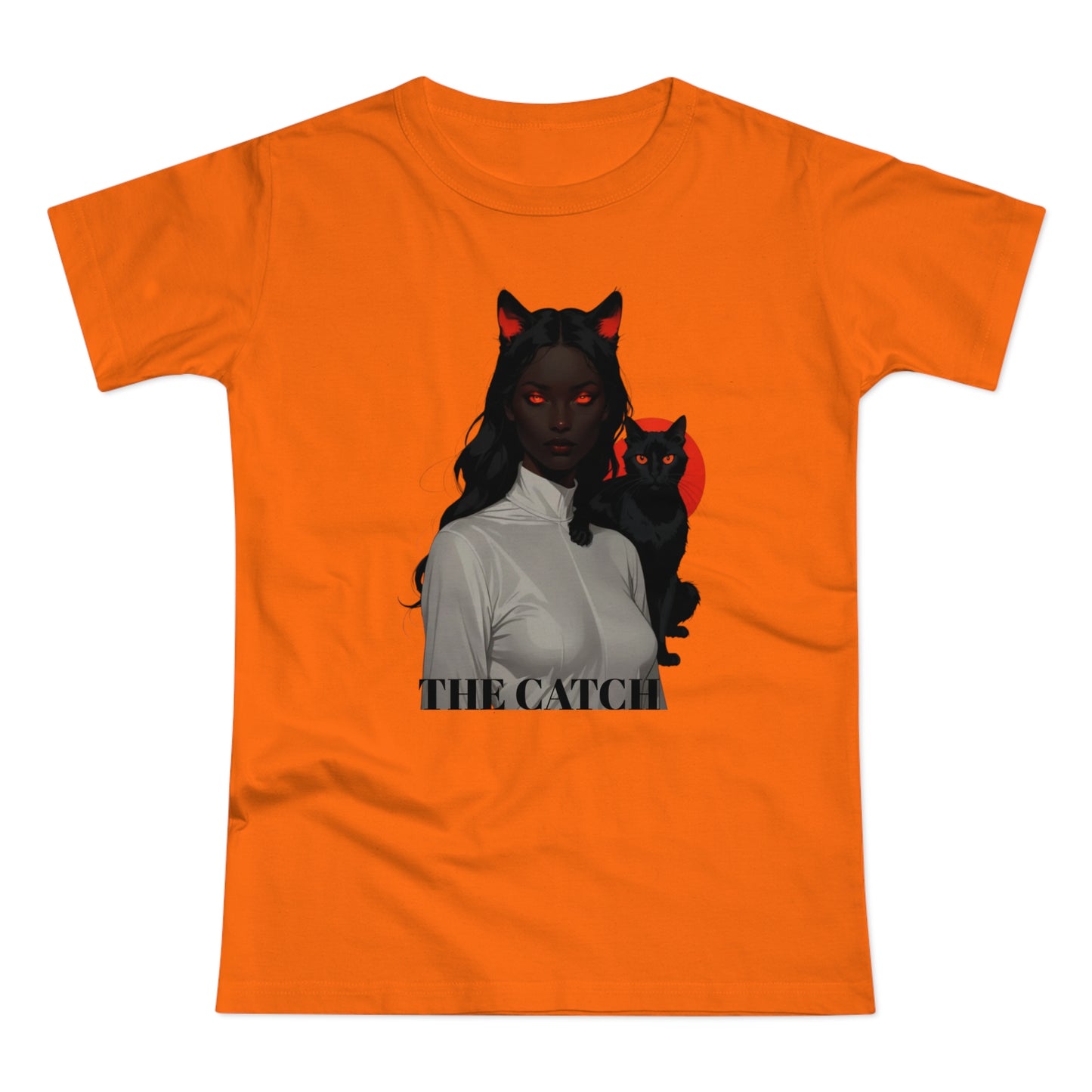 The Catch Women's T-Shirt - Stylish Cat-Themed Graphic Tee for Cat Lovers