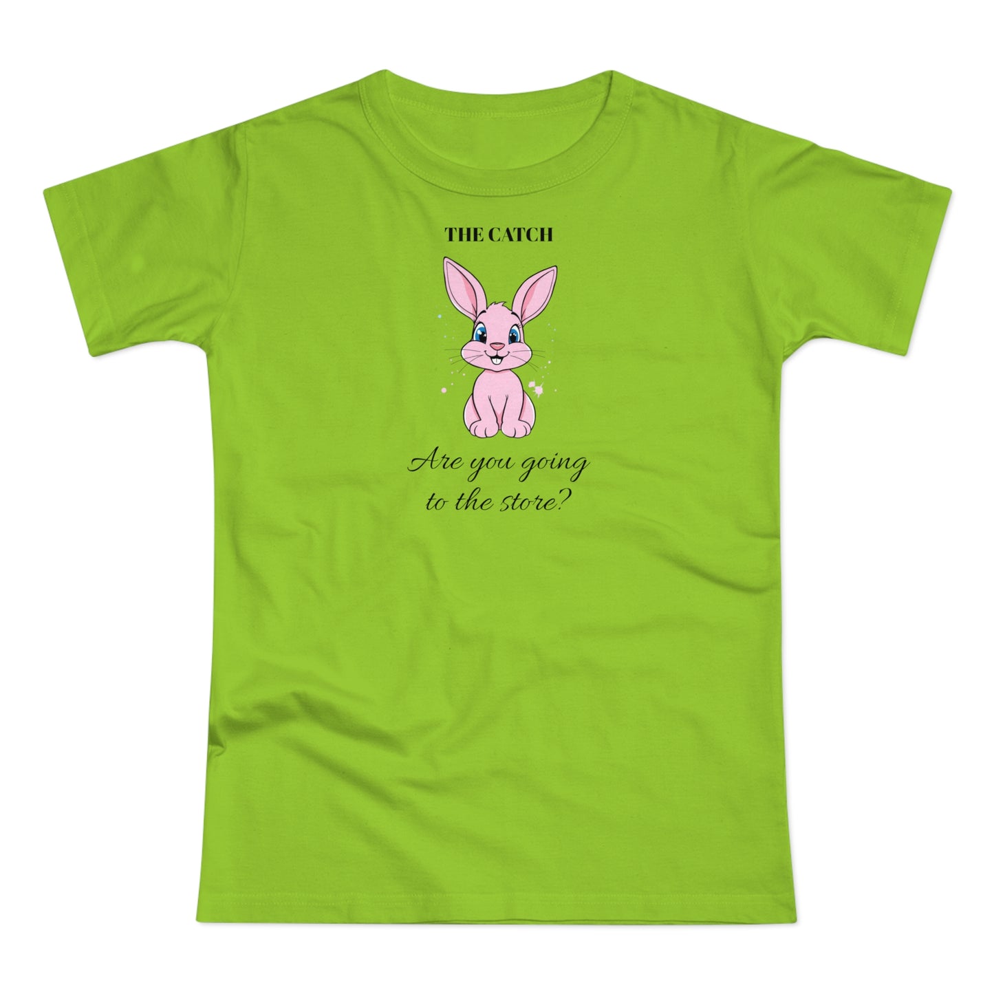 Cute Bunny Graphic Tee - "Are You Going to the Store?"