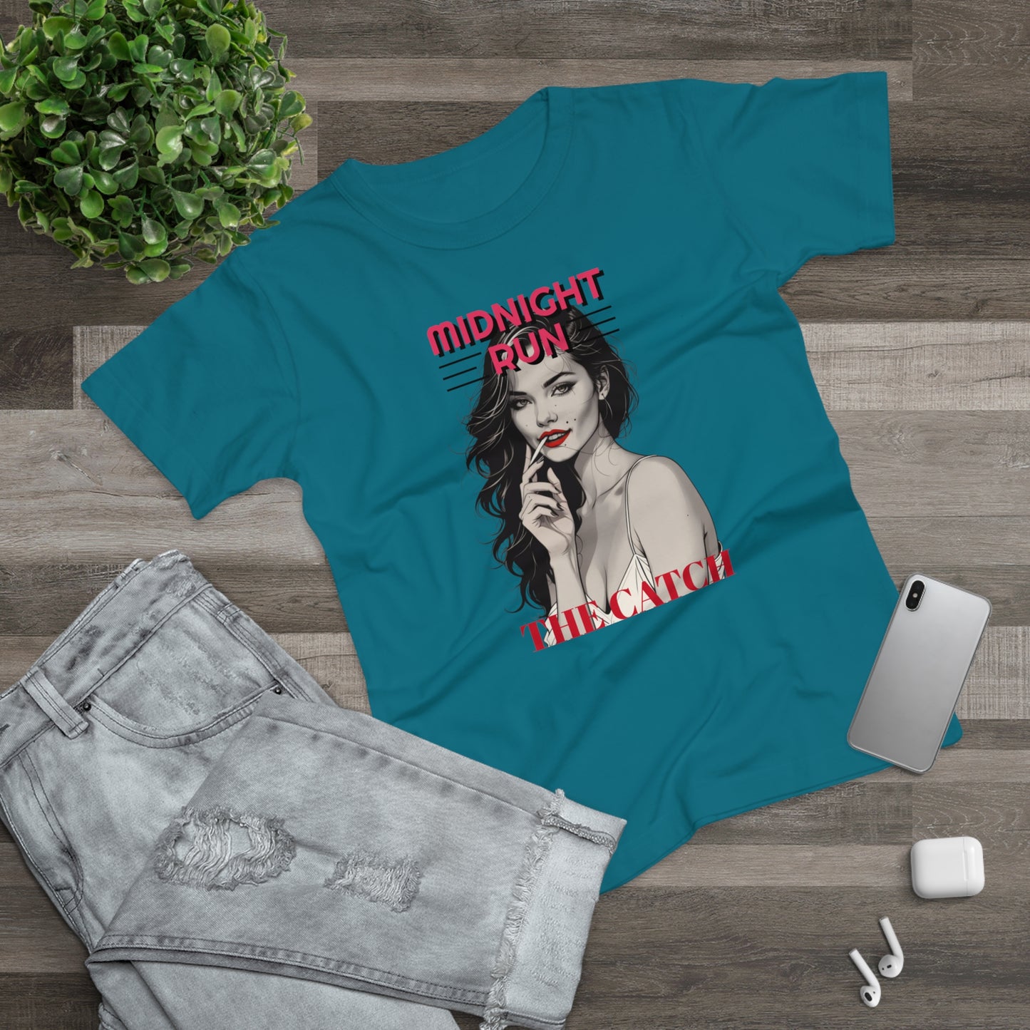 Midnight Run Women's Graphic T-Shirt - The Catch Design