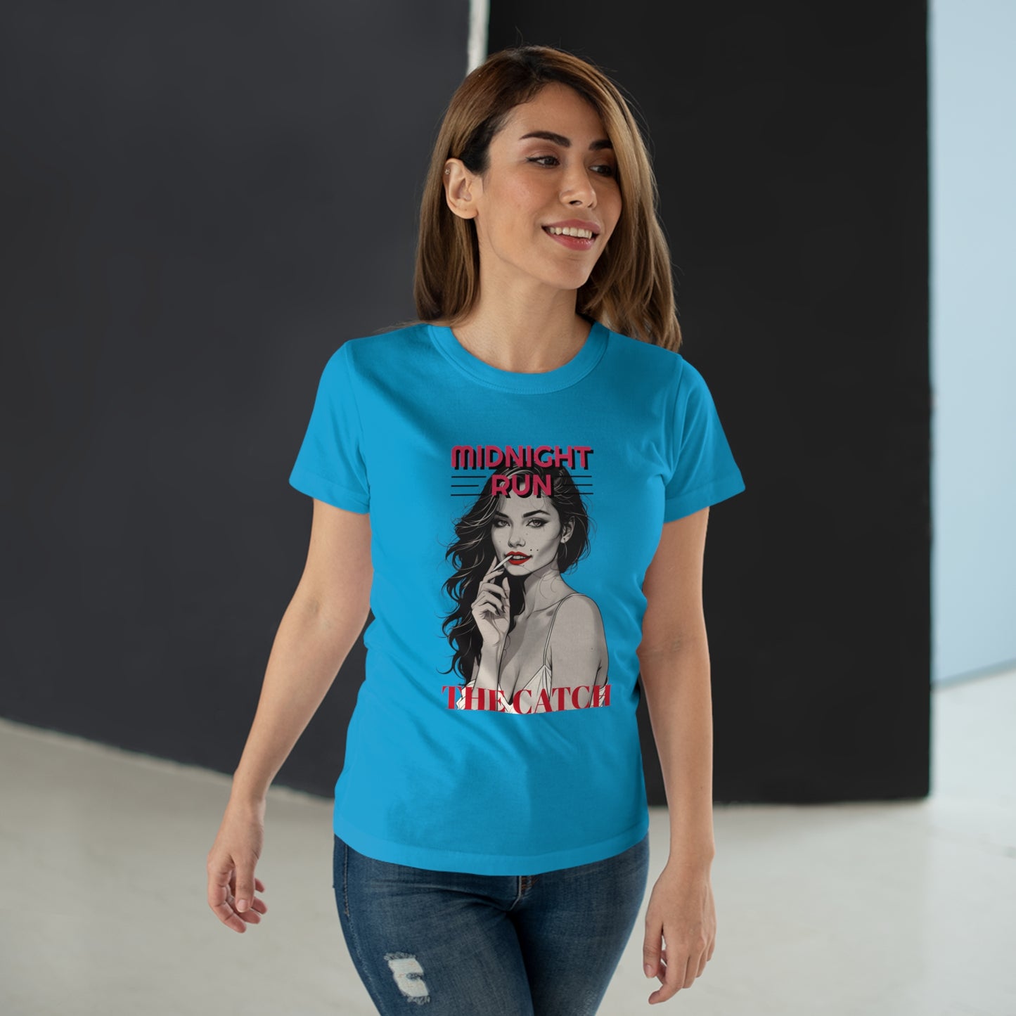 Midnight Run Women's Graphic T-Shirt - The Catch Design