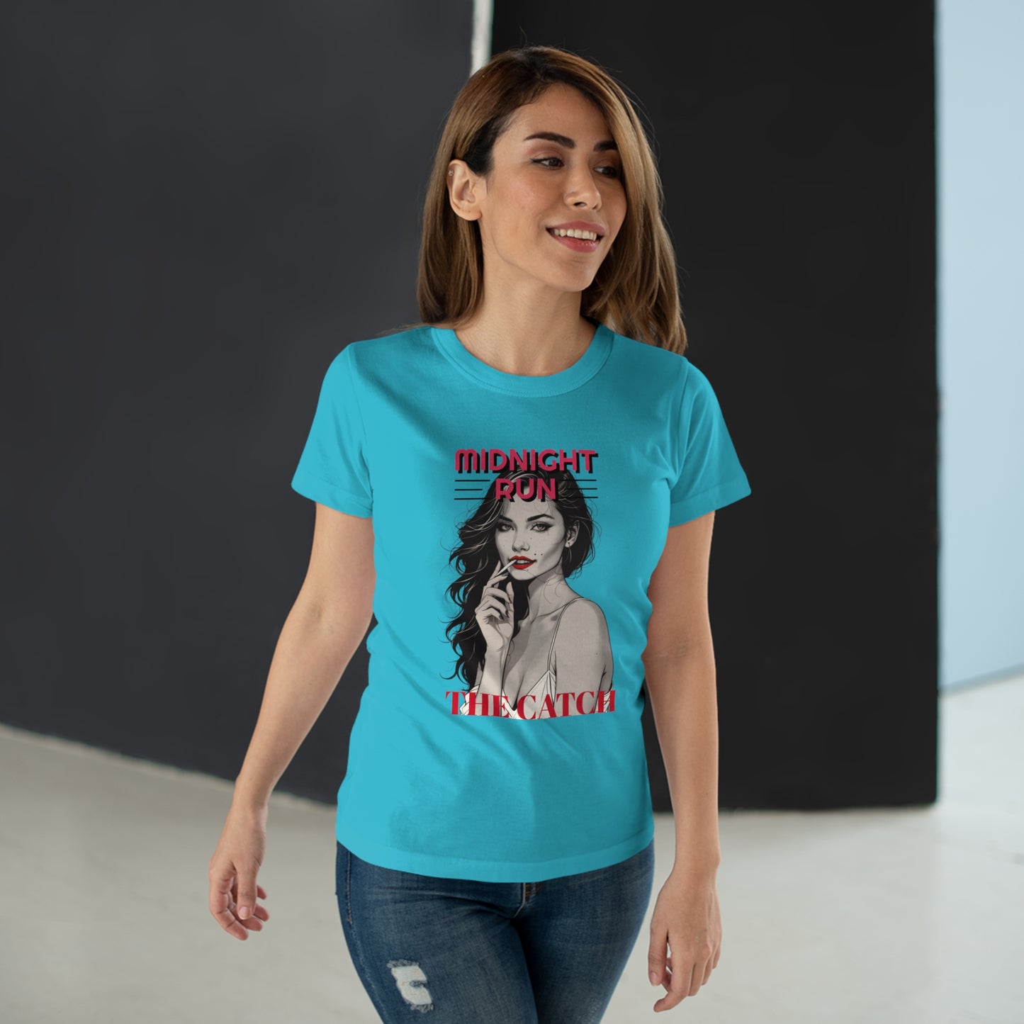 Midnight Run Women's Graphic T-Shirt - The Catch Design